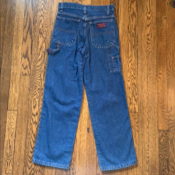 Wrangler Blue Jeans Denim Girls Size 10 High Waist Twenty X - Picture 6 of 8